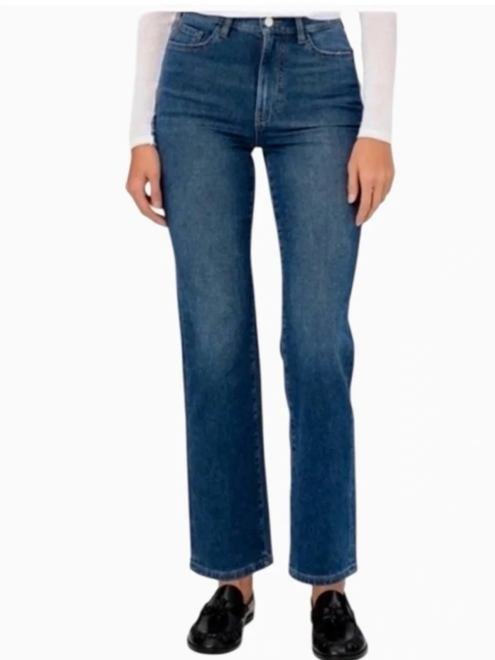 Warp + Weft Aspen Pitkin Straight Leg Jeans ASE Stretch Women's 14 32